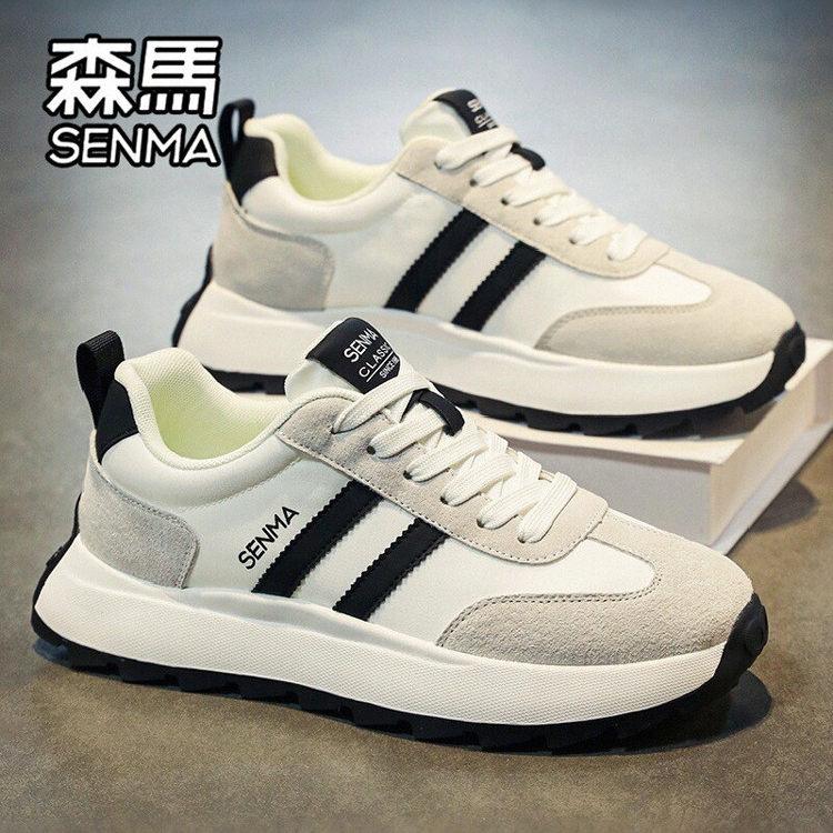 SENMA/森马女士运动休闲鞋复古阿甘男鞋情侣潮流慢跑鞋老爹鞋正品