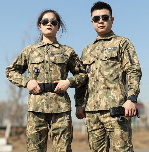 ARMORWOLF迷彩纯棉耐磨训练服男