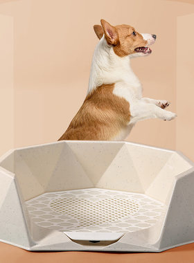 Aspet小号小型犬塑料围栏宠物狗厕所尿盆拉屎便盆狗狗用品便携