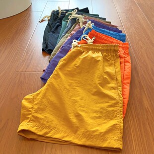 宽松透气机能训练运动裤 户外速干短裤 潮 外贸日单夏季 糖果色系列