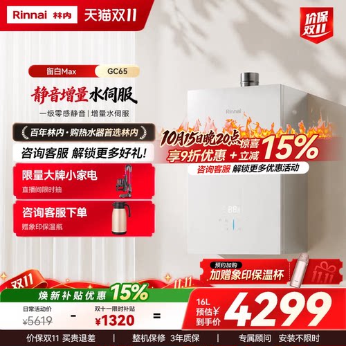 林内留白一级静音GC65玻璃水伺服