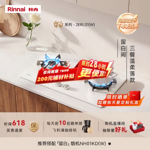 林内新品留白5.2kW定时防干烧S1