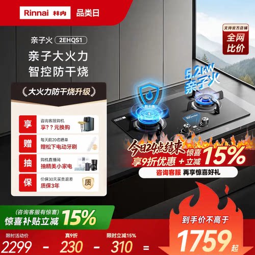 【新品上市】林内烟灶套装