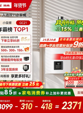 [小蛮腰恒温]林内燃气热水器家用天然气官方13升16升GC21