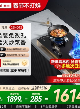 林内Rinnai燃气灶定时家用嵌入式台式猛火天然气07/08MTX