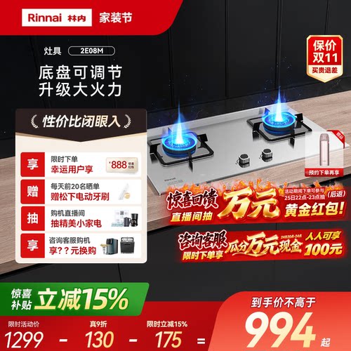 Rinnai/林内大火力燃气灶