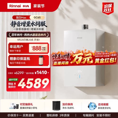 林内留白一级静音GC65玻璃水伺服