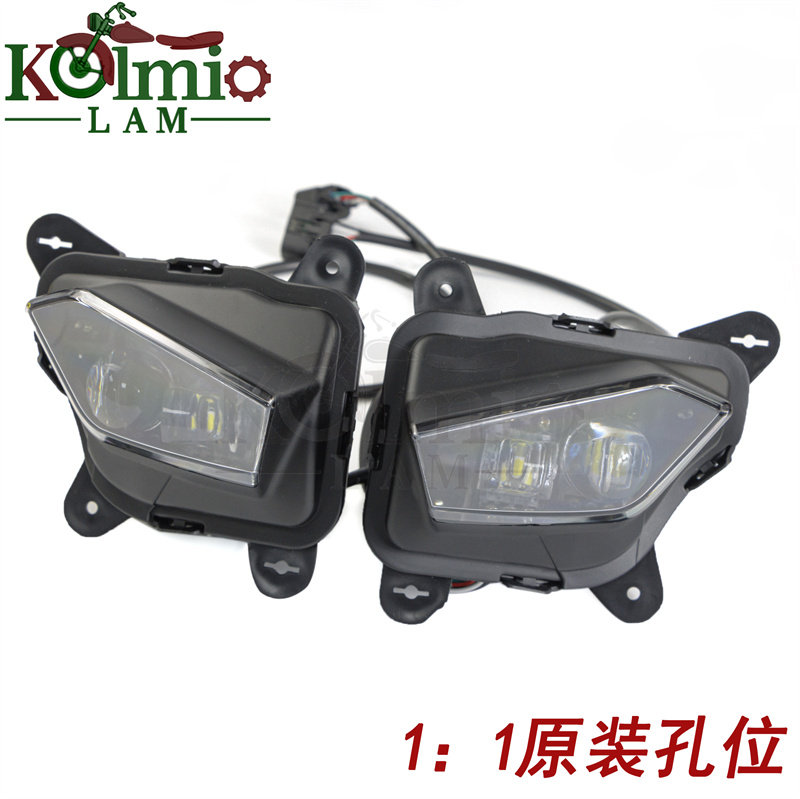 川崎zx10r新款前大灯总成车灯led