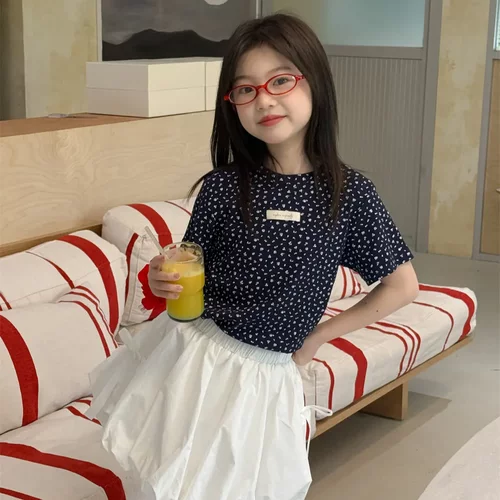 乔伊思童装女童短袖T恤2025
