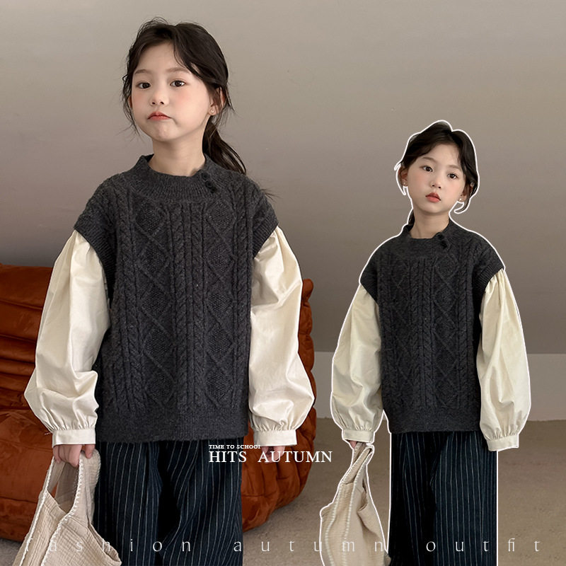 乔伊思韩童装女童毛衣秋装