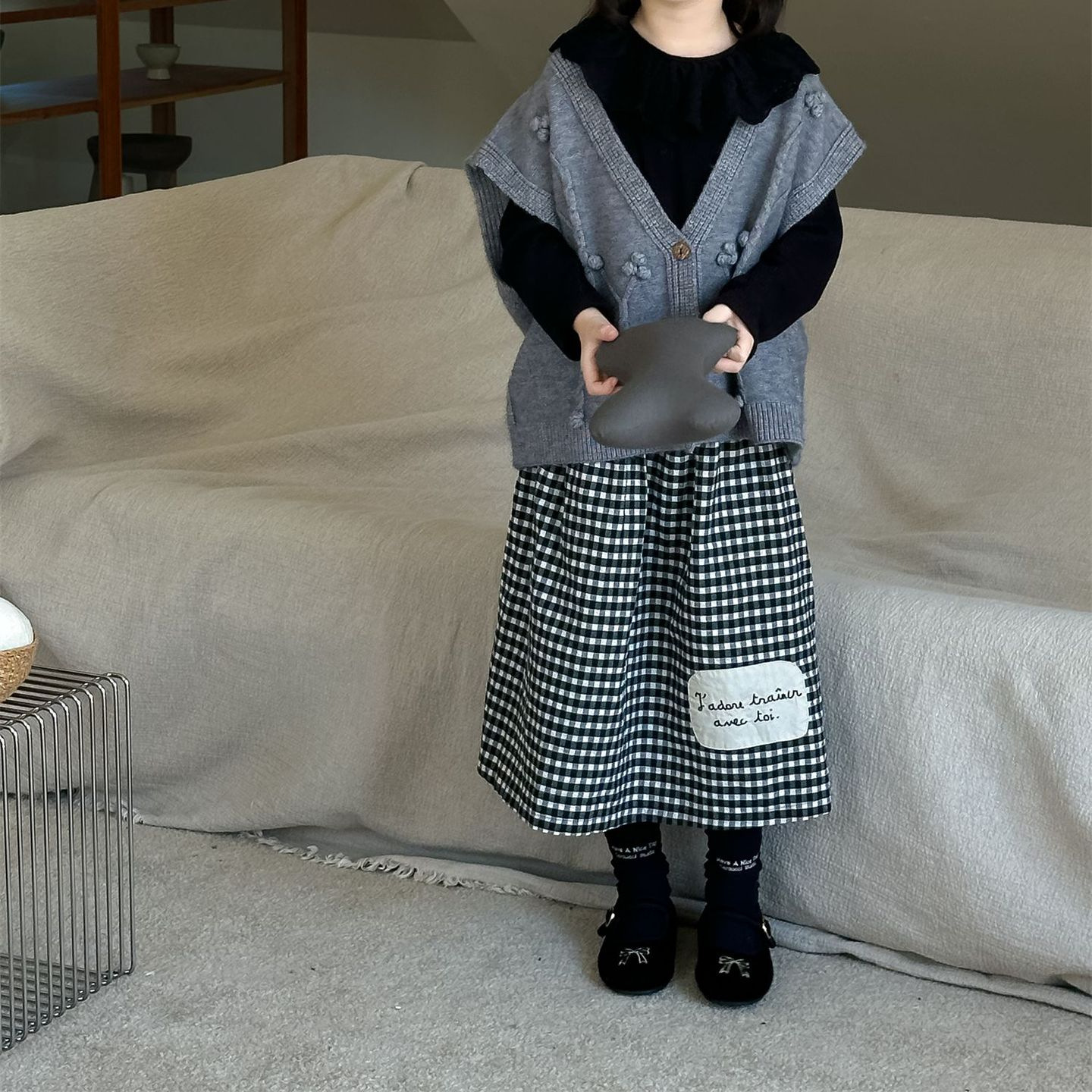 乔伊思韩童装女童半身裙秋季