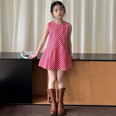 乔伊思童装女童背心裙2025夏