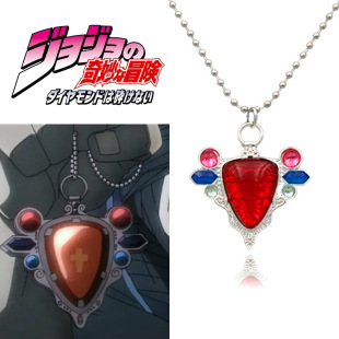 吊坠配饰挂件 艾哲红石项链乔瑟夫cos服装 动漫JOJO 奇妙冒险周边