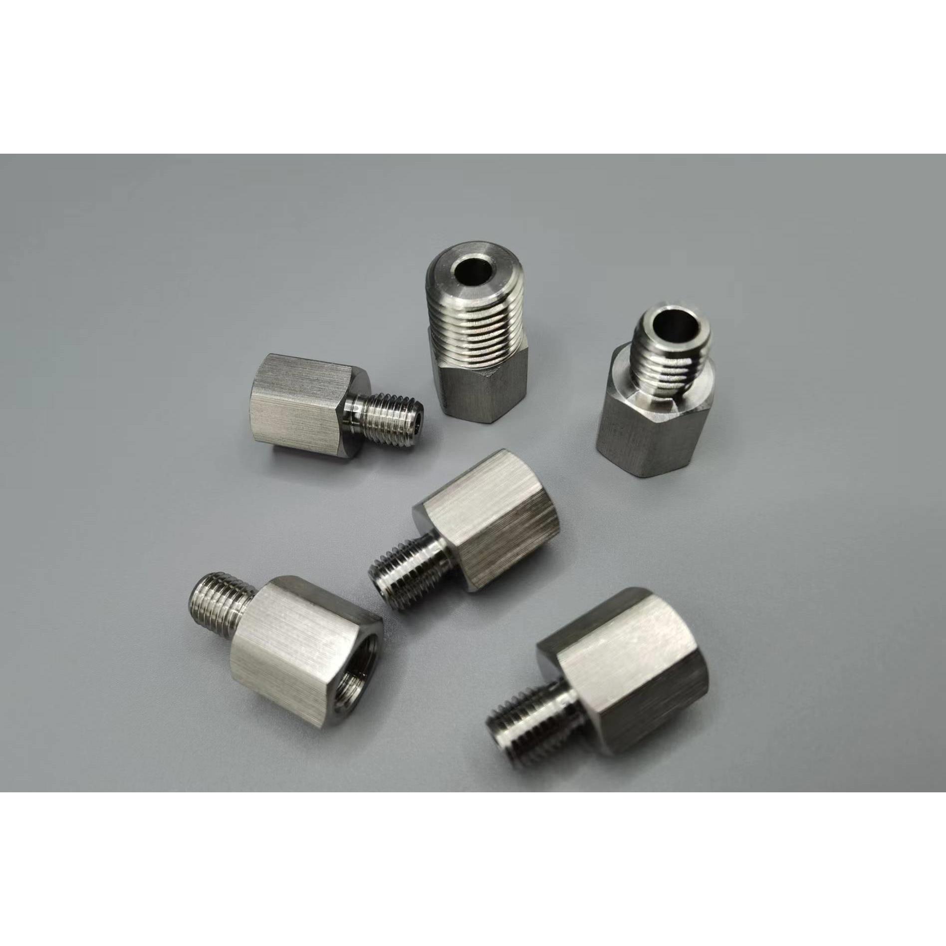 不锈钢内外丝转换接头M5M6M8M10M12M14M20螺纹加厚直通