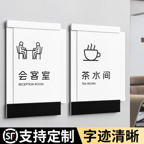 茶水间标识牌会客室办公室门牌