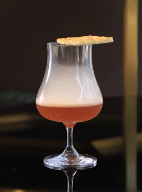 高颜值创意微醺特调酒杯矮脚杯ins收腰冷萃咖啡杯冰美式杯玻璃杯
