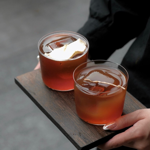 鸡尾酒杯冰美式拿铁咖啡杯调酒杯
