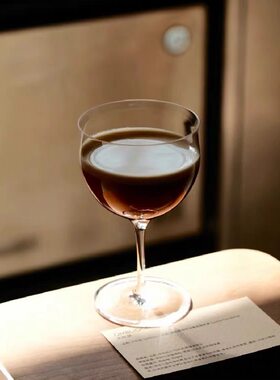 日式手工水晶玻璃鸡尾酒杯