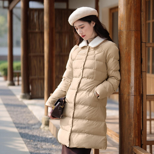 纻衣衣女修身洋气棉衣冬2026新款