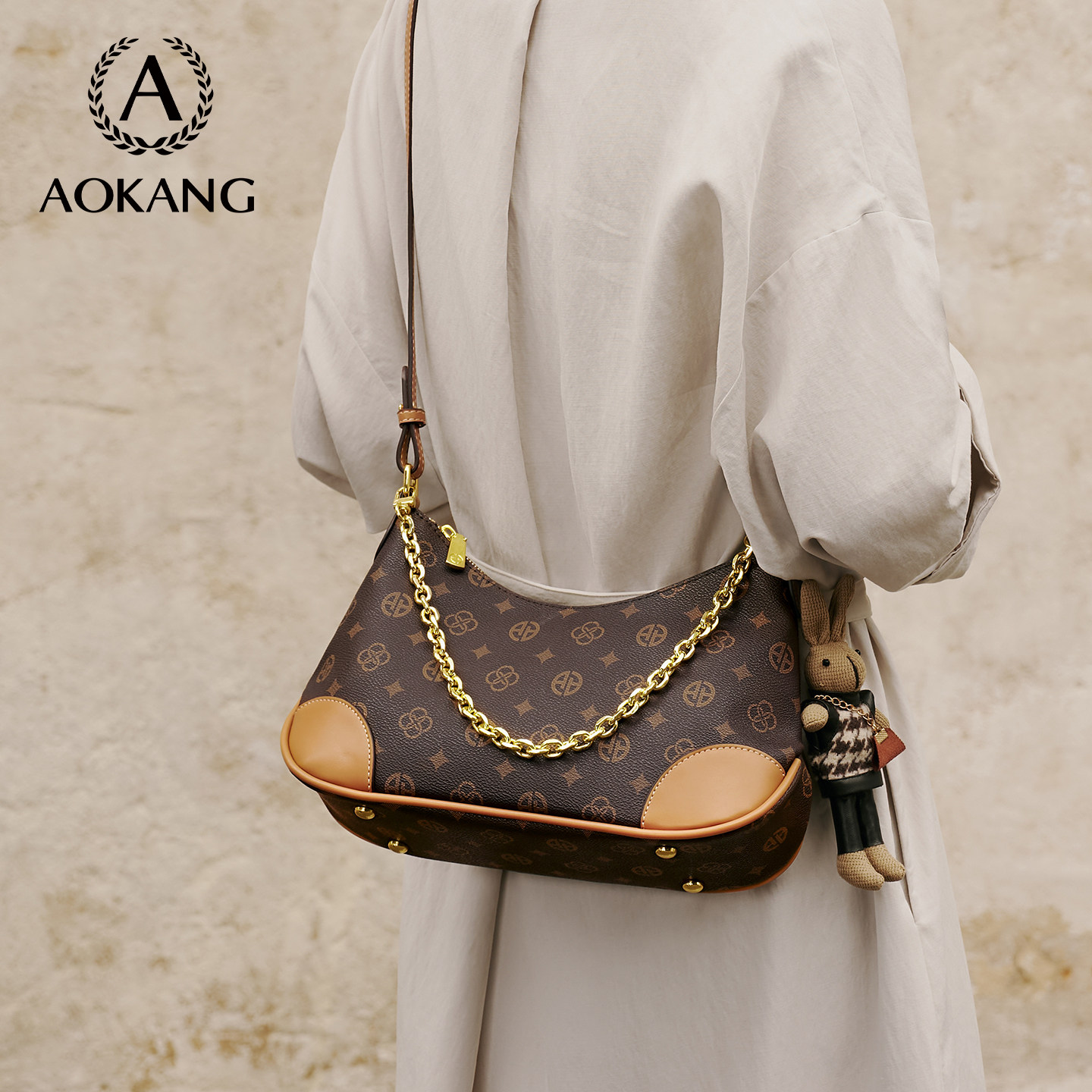 奥康腋下包2026新款托特包大容量单肩包女款通勤包新年礼物斜挎包,箱包皮具/热销女包/男包,通用款女包,淘宝优惠券,粉丝福利购,淘宝优惠卷