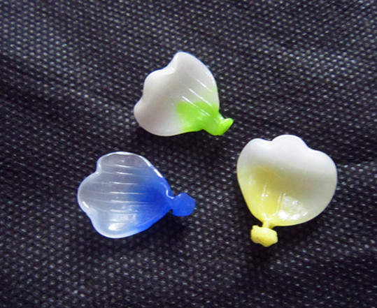 手工DIY材料灯火琉璃料器花瓣复古发簪汉服头饰饰品配件梅花芍药图片
