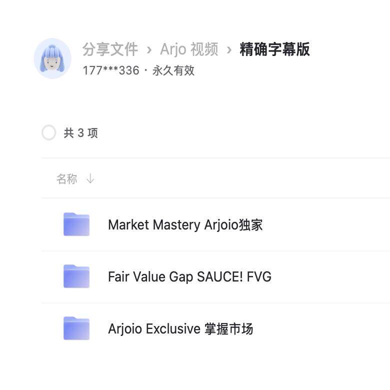 Arjo系列精品课 SMC聪明钱 价格行为