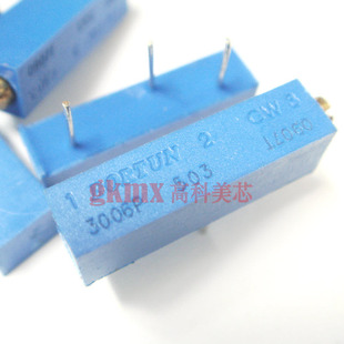 高科美芯 优质可调电阻器3006P电位器503 50K超精准直插 10个8元
