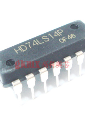 高科美芯 IC集成电路HD74LS14P  DIP14直插逻辑电路 2.8元/PCS