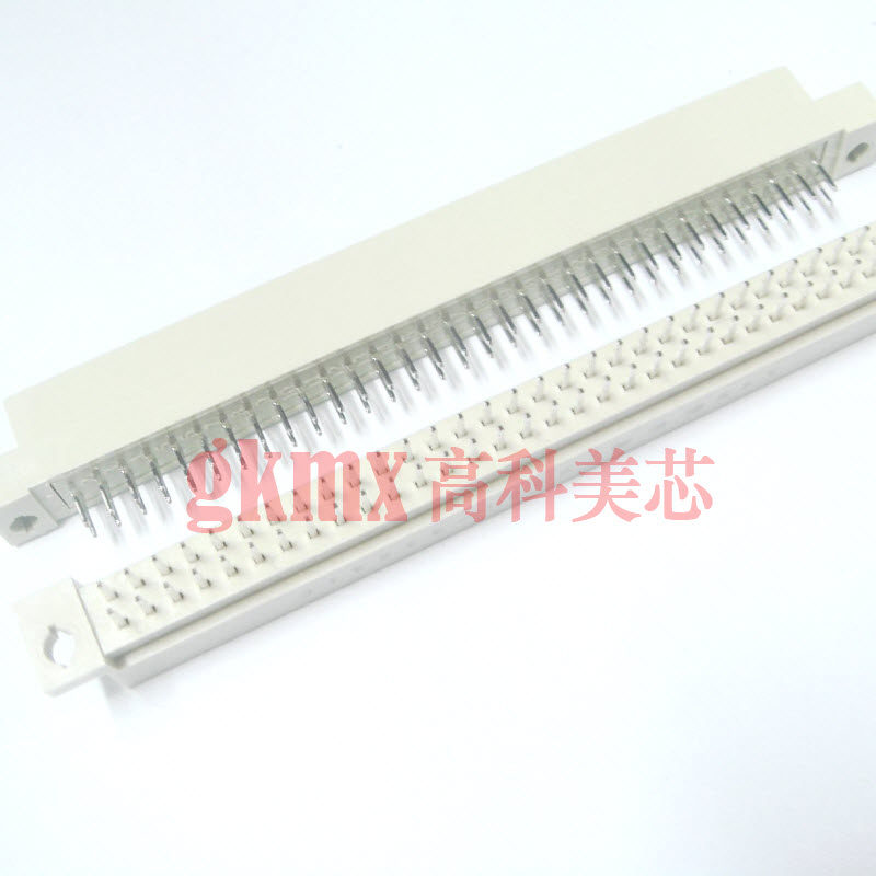 欧式插座264 2x32 64芯 64PIN 直针与直孔 间距2.54MM 整套12元