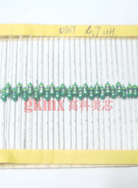 色环电感色码电感TCALN0307-4R7K 4.7UH 10% 3*7 3x7mm 100个10元