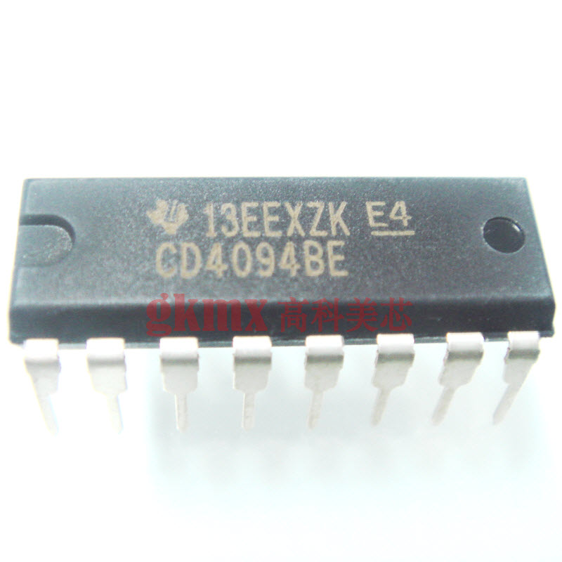 TI集成电路CD4094BE DIP16 CMOS逻辑器件3元/PCS
