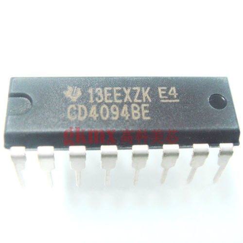 TI集成电路CD4094BE DIP16 CMOS逻辑器件3元/PCS