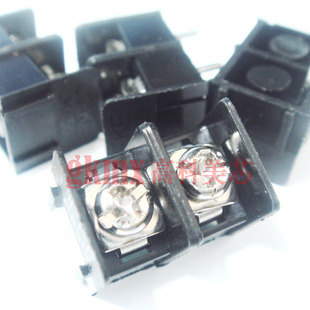 高科美芯 接线端子KF8500-2芯 2PIN 8.5MM旁边脚黑色直脚 10个6元