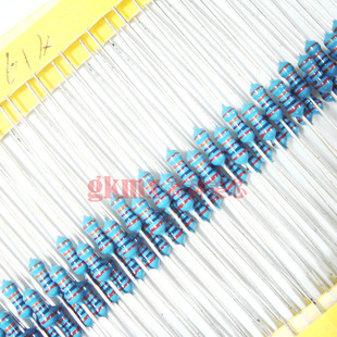 0.25W 金屬膜電阻1 色環(huán)電阻精度1% 100個5元 261K 高科美芯