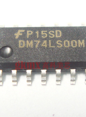 高科美芯 集成电路DM74LS00M SOP14贴片 四路2输入与非门 2.5元