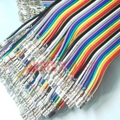 高科美芯2.54间距双头彩色杜邦线40芯40PIN 1P-1P长度30CM 13元