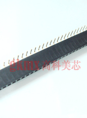 高科美芯 接插件单排座弯脚 1X40芯 直插间距2.54mm 10条8元