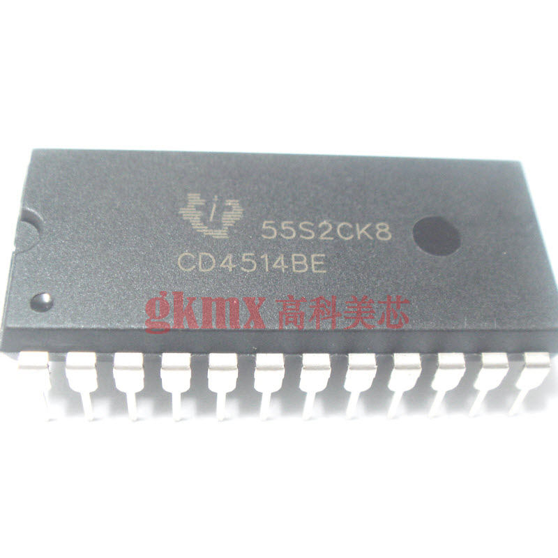 集成电路CD4514BE DIP24直插 编码器 解码器 复用器22.5元/PCS