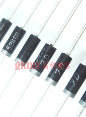 高科美芯 硅齐纳稳压二极管1N5349(5W/12V/直插D2A) 10个8元