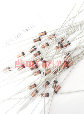 高科美芯 齐纳稳压管二极管1N5241 0.5W 11V 直插DO-35 10个3元