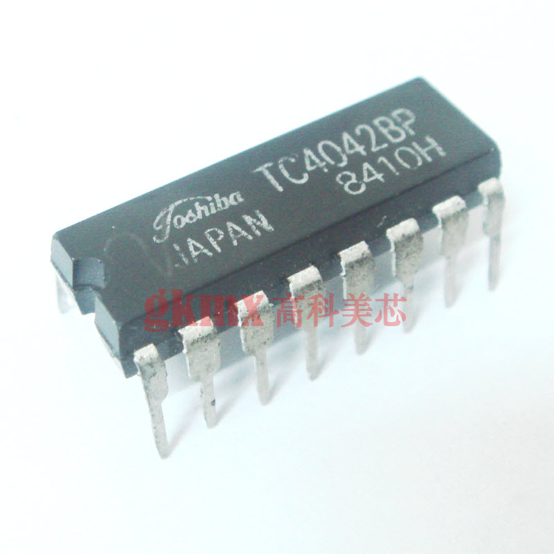 高科美芯 集成电路 TC4042BP DIP16时钟D型锁存器 4路 2元/PCS