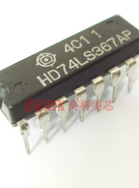 高科美芯 IC集成电路HD74LS367AP DIP16通用总线功能 4.5元/PCS