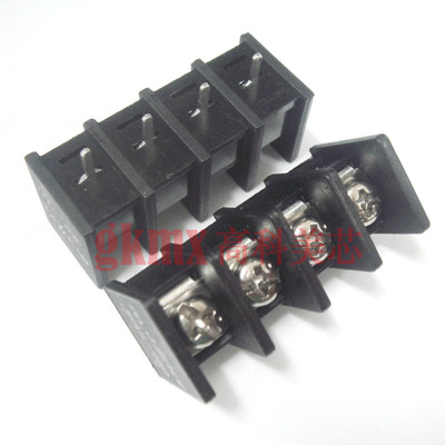 接插件 接线端子JK9500-4PIN 4芯 间距9.5MM 黑色 1.5元/PCS