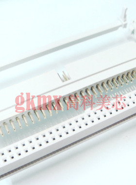 灰色牛角座接插件DC2-64芯 64PIN直针+FC 间距2.54mm（一套）