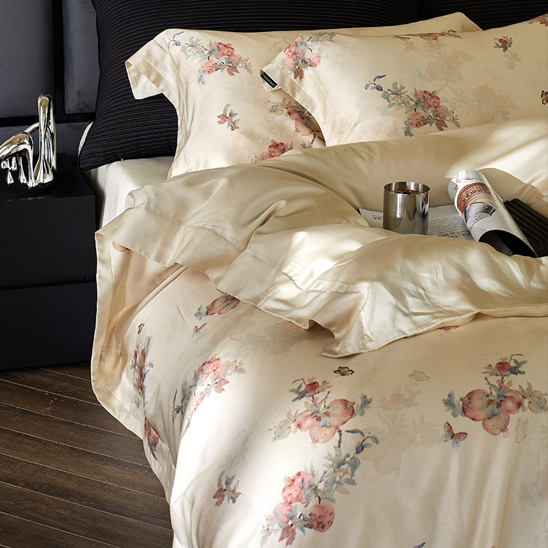 莱赛尔纤维天丝四件套柔滑清爽