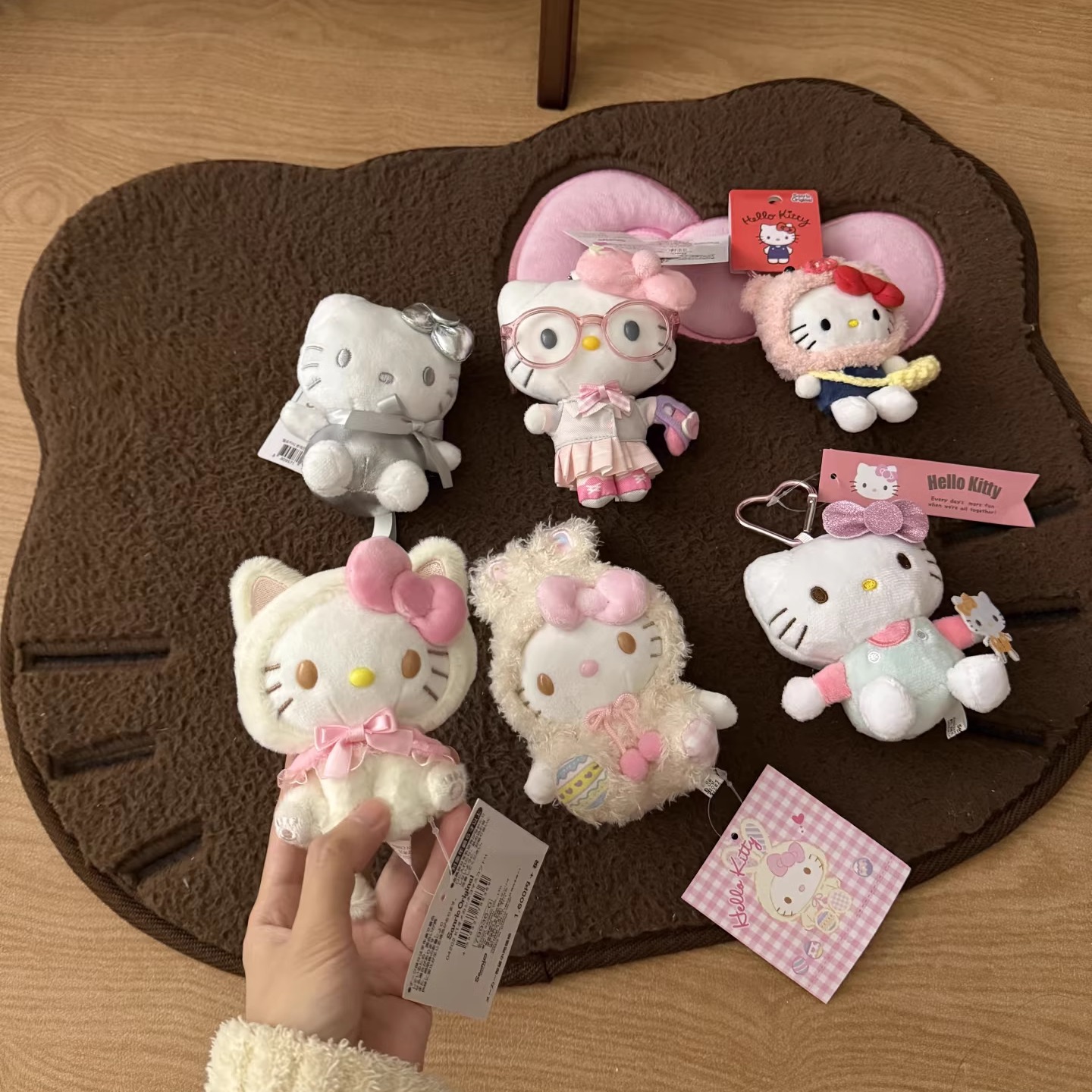 甜美kt小猫女生包包挂件