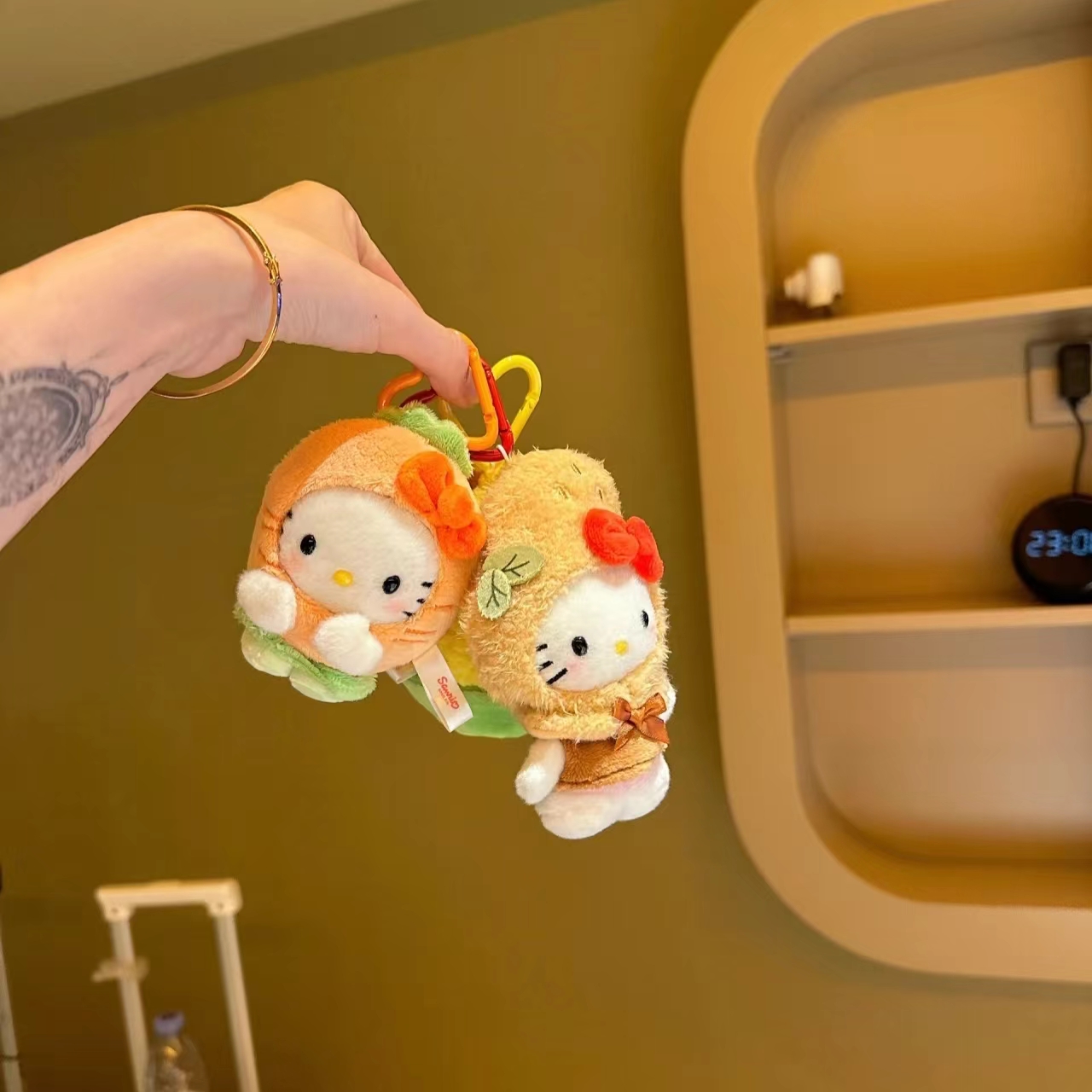 果蔬系列公仔哈喽kitty送