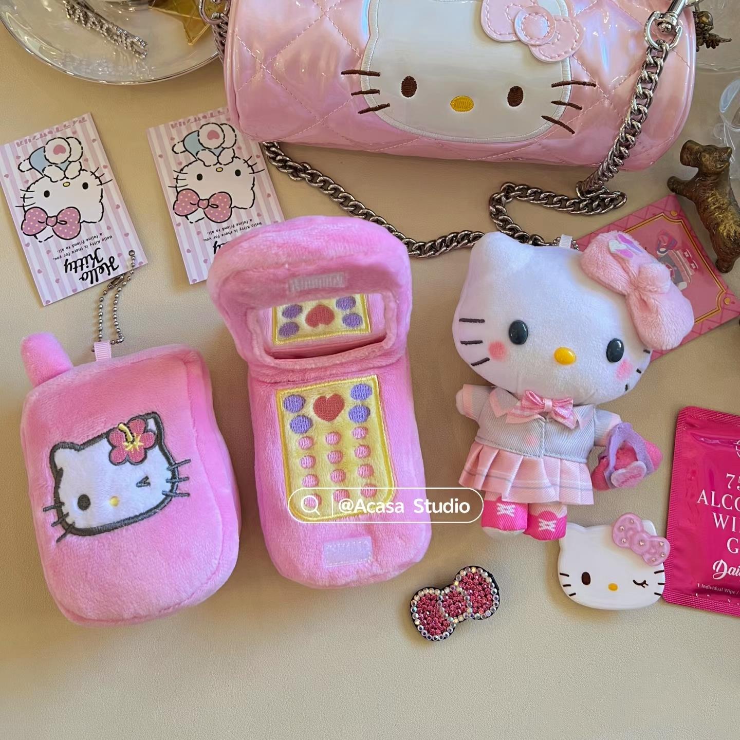 平成镜子哈喽kitty包包小