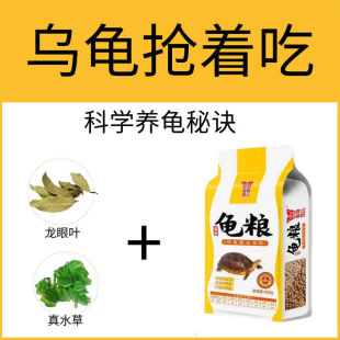 通用龟粮小乌龟幼龟饲料家养巴西龟中华草龟彩龟宠物专用粮食用品