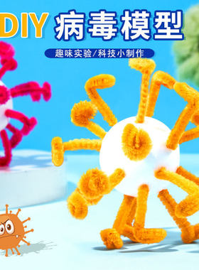 病毒模型diy科技小制作材料包认识病毒diy科技小制作材料包小学
